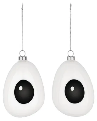 Image de Alessi - Treebies, boules de Noël en verre, lot de 2