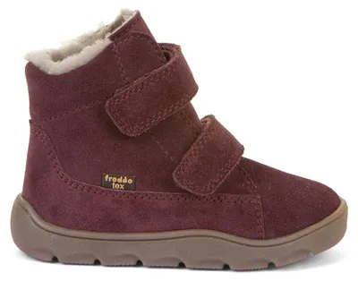 Imagen del producto de Botas para niños Froddo ZERU TEX FURRY, sin suela, color rojo, talla 33.0 (G2110151-4)