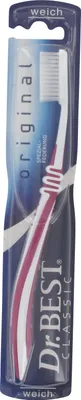 Produktbild von Dr BEST Zahnbürste Original weich Reinigung und Zahnfleischschutz