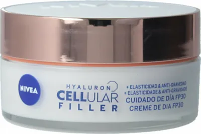 Produktbild von NIVEA Hyaluron Cellular Filler Elasticity & Antigravity, Tagescreme, Frauen, Hautalterung, Reife Haut, Gesicht, Anti-Aging, Anti-Falten, Kräftigend, Feuchtigkeitsspendend, Schutz, 50 ml