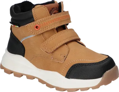 Produktbild von American Club Xd164 Kinder Winterschuhe mit Fleecefutter Klett & Reißverschluss, Winterstiefel, Winterstiefeletten, Camel 32