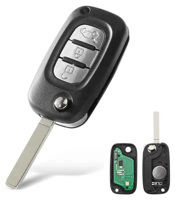 3-Tasten-Fernbedienung für Renault Clio 3, Kangoo, Master, Modus, Twingo
