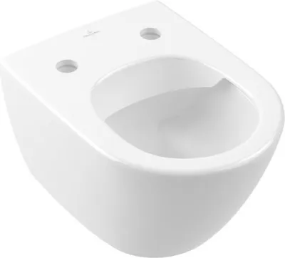 Produktbild von Villeroy & Boch Wand-WC compact SUBWAY 2.0 tief, 355 x 480 mm, spülrandlos, DirectFlush weiß