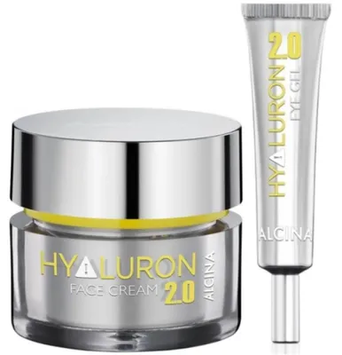 Produktbild von Alcina Hyaluron Set - Gesichtscreme 50 ml + Augen-Gel 15 ml