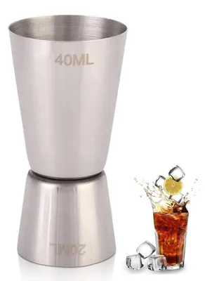 Produktbild von Cocktail Messbecher Doppel-Jigger 2.5cl/5cl Edelstahl