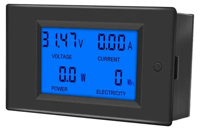 Productafbeelding van Digitale energiemonitor, ampèremeter multimeter voor vermogensbewaking