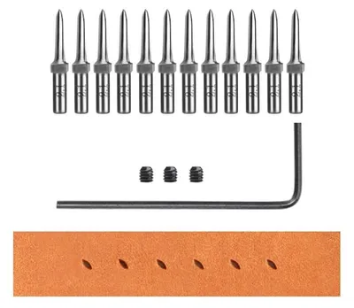 Image de Éponge perforée en cuir, réglable, pour travaux d'artisanat