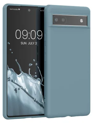 Produktbild von kwmobile Handyhülle für Google Pixel 6a Hülle - TPU Case - Kabelloses Laden - Schutzhülle Cover in Arctic Night