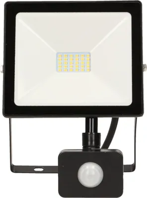 Immagine prodotto di Proiettore LED ALLED con sensore di movimento PIR 30W 4000K 2300lm IP44 nero FL/R-2