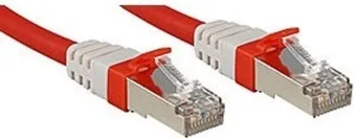 Produktbild von Lindy 45383, 0,3 m, Cat6a, S/FTP (S-STP), RJ-45, RJ-45, Rot