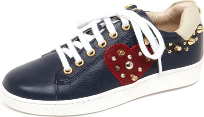 Produktbild von E1442 sneaker bimba blu TWIN-SET SIMONA BARBIERI scarpe borchie shoe kid girl