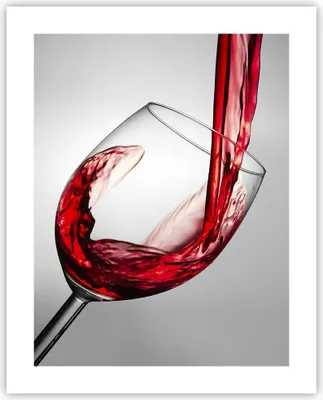 Produktbild von Poster - Poster ohne Rahmen - Trinken glas wein - 40x50 cm - Wand Bild - Wanddeko - Wandbilder - Kunstposter - Wandposter - Bilder - Kunstdruck - Wanddekoration - Wandbild - P2XPA40x50-2258