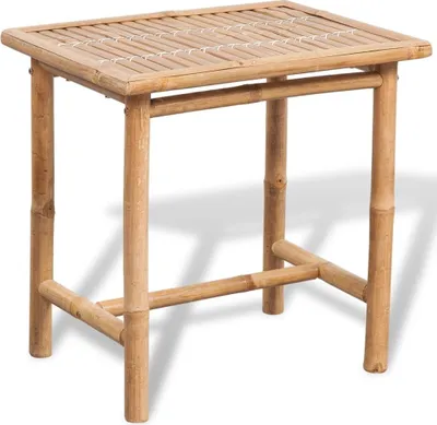 Produktbild von vidaXL 3-tlg. Bistro-Set mit Auflagen Bambus
