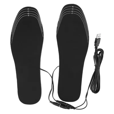 Produktbild von Beheizbare USB-Schuheinlagen für den Winter, Fußwärmmatte, Heizsohlen für Outdoor-Sportarten(L (41-45) )