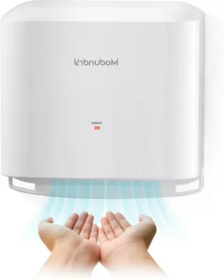 Productafbeelding van Automatische elektrische handdroger voor wandmontage - Compact en efficiënt voor thuis en commercieel gebruik