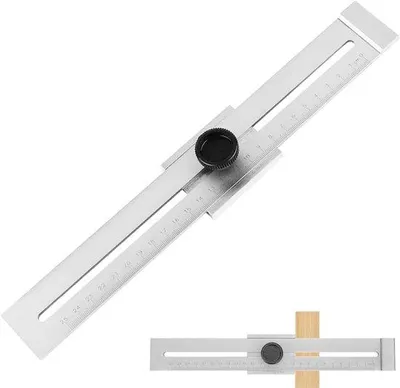 Obrázek produktu pro Měřidlo na dřevo, dosah 250 mm, měřidlo pro zpracování dřeva, přesné tlakové měřidlo, měřicí nástroj pro zpracování dřeva