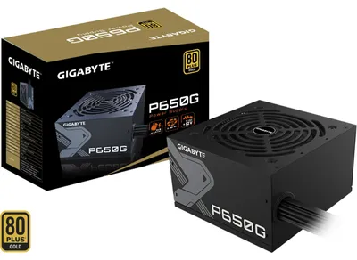 Produktbild von Gigabyte GP-P650G Netzteil 650 W 20+4 pin ATX ATX Schwarz