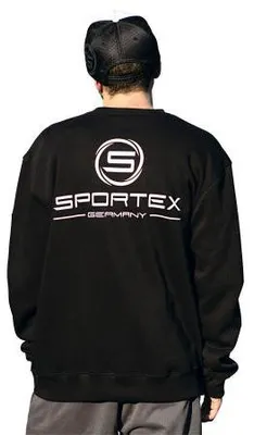Produktbild von Crew Neck Shirt Herren (Black) Größe 2XL