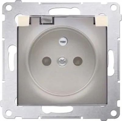 Image de Contact-Simon DGZ1BZ.01/44A, Or, Plastique, IP44, 250 V, 84 mm, 45 mm