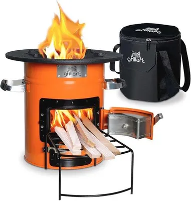 Productafbeelding van Famanu Raketofen voor buiten - Ideaal voor kamperen en barbecueën