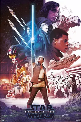 Obrázek produktu pro Plakát Star Wars Epizoda 8 Modrá šavle 91,5 x 61 cm