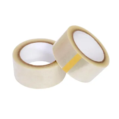 Produktbild von Paketband Transparent 48 mm x 90 m  2 Rollen Extra Starkes Klebeband mit Acrylkleber – Packband für Kartons, Versand, Verpackung & Umzug