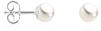 Obrázok produktu pre Luna-Pearls – 311.1602 – Náušnice – Dámske – 585 biele zlato – Kultivovaná perla zo sladkovodného jazera 4–4,5 mm