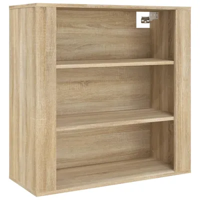 Produktbild von vidaXL Wandschrank Sonoma-Eiche 80x33x80 cm Holzwerkstoff
