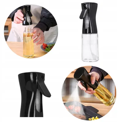 Produktbild von Glas Sprühflasche für Öl und Essig 200ml mit Dosierer
