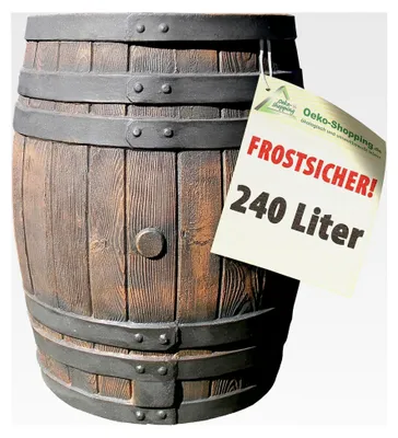 Produktbild von Regenfass Wasserbehälter Gartenfass Eichenfass