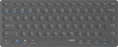 Obrázek produktu pro Rapoo E9600M Tmavě šedá bezdrátová klávesnice s více režimy