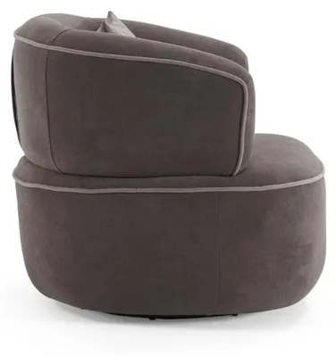 Obrázek produktu pro Moderní šedé čalouněné křeslo designové křeslo do obývacího pokoje