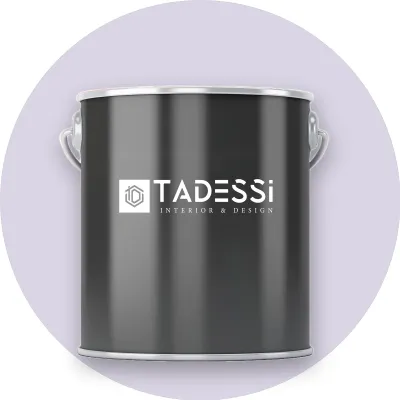 Produktbild von TADESSI Wandfarbe Violett - Fliederlila - abwaschbare Innenfarbe matt - Dispersionsfarbe - Geruchsarm und Lösemittelfrei - 5 Liter Gebinde