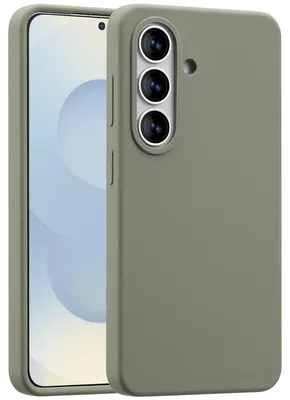 Productafbeelding van Accezz Liquid Silicone Backcover met MagSafe voor de Samsung Galaxy S26 - Cooper Green