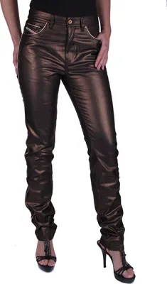 Produktbild von Diesel Damen Black Gold "Kycut 00AXC" Hose Slim Skinny