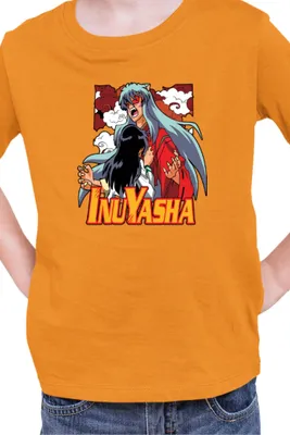 Immagine prodotto di Maglietta per bambini Japan Manga Anime Comics Animation Inuyasha, 9-11 Jahr - 140 , Orange