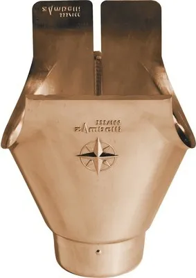 Produktbild von Zambelli Rinnenstutzen Kupfer Ø 127 mm Ablauf Ø 100 mm