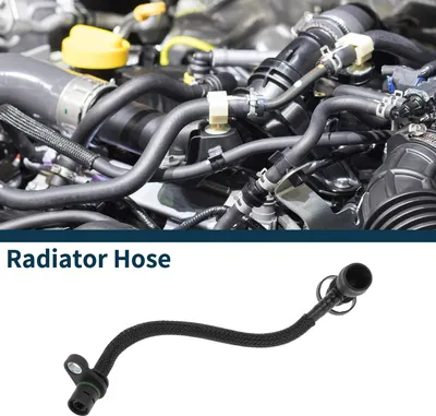 Image de Durite De Radiateur Pour Bmw X5 2019-2022 No.11157934559 Tuyau En Caoutchouc Noir 1 Pièce