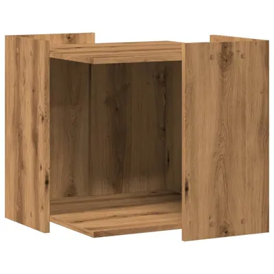 Immagine prodotto di vidaXL Lettiera per gatti Artisan oak 53x53x51 cm Materiale a base di legno