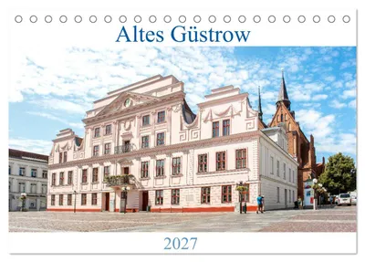 Produktbild von Altes Güstrow (Tischkalender 2027 DIN A5 quer), CALVENDO Monatskalender
