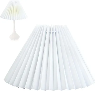 Obrázok produktu pre Stojací lampa – tienidlo – dekoratívne tienidlo – atmosférické osvetlenie – skladaný dizajn – výška 16 cm – biela