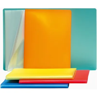 Image de Classeur en polypropylène, format DIN A4, transparent, Exacompta Linicolor