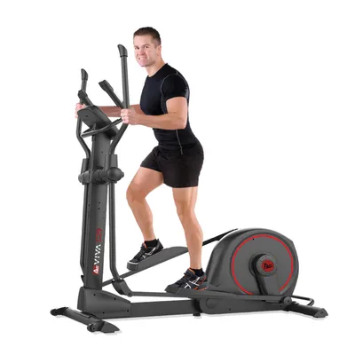 Produktbild von Crosstrainer klappbar AsVIVA C29 Pro Heimtrainer mit Ergometer 16 kg Schwungmasse Bluetooth HCR leise für Zuhause