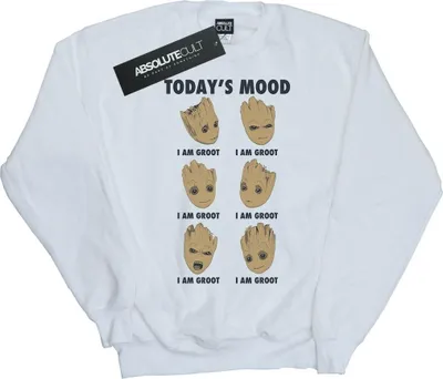 Produktbild von Guardians Of The Galaxy - "Today´s Mood" Sweatshirt für Damen BI1918 (XL) (Weiß)