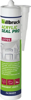 Produktbild von Illbruck Dispersions Acryl Dichtstoff LD705 - Acryl Dichtmasse weiß, 310ml