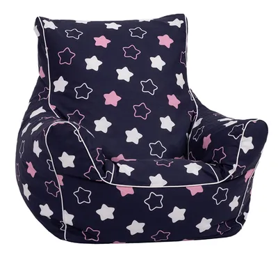 Produktbild von Kindersitzsack - "Star blue pink"