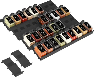 Produktbild von Gewürz Organizer Schublade Aufbewahrung für Küchenregal