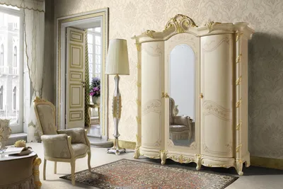 Produktbild von Klassischer Holz Massiv Kleiderschrank Holz Schlafzimmer Regal Schrank Schrank