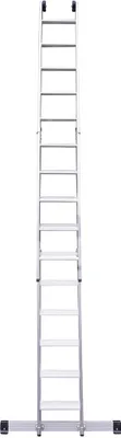 Produktbild von Euroline Premium 302 Stufen- Schiebeleiter 2x10 Sprossen