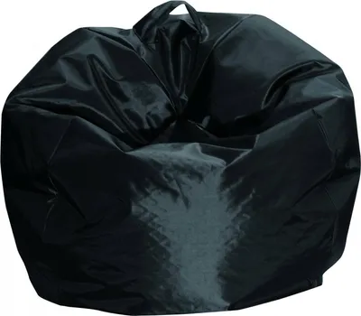 Produktbild von Eleganter Sitzsack, schwarze Farbe, Maße 65 x 50 x 65 cm